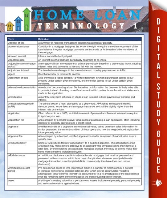 MDK Publishing - Home Loan Terminology 1, E-bok. Tillgänglighet: Lägg i varukorg