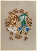 Harry Potter: Hogwarts Crest Quilled Card