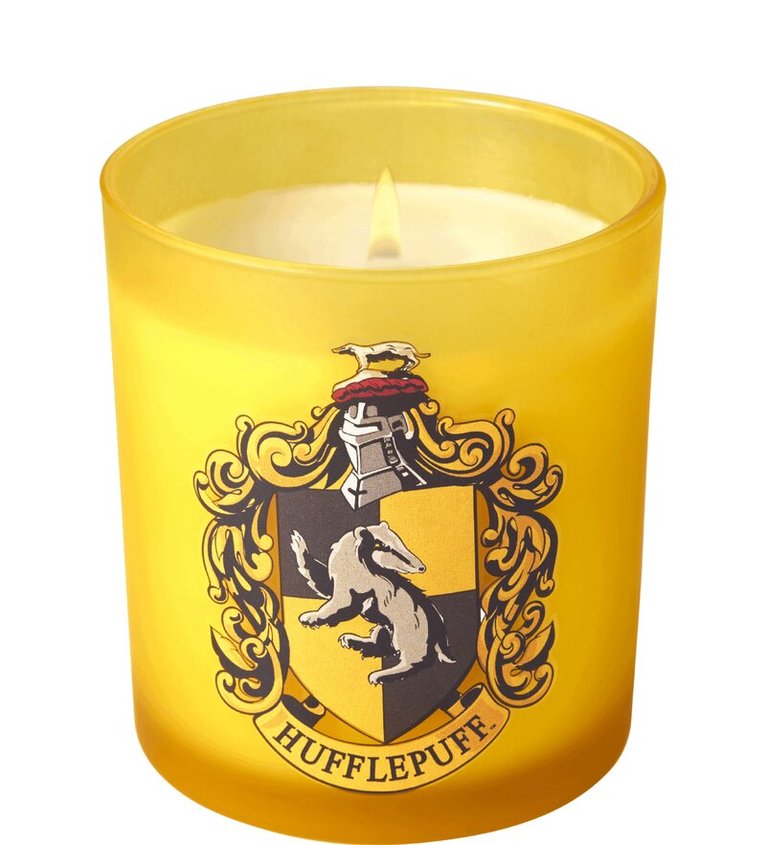 Insight Editions - Harry Potter: Hufflepuff Scented Glass Candle (8 oz), Övrigt