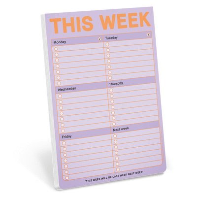 Knock Knock This Week Pad (Pastel Edition), Övrigt