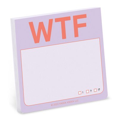 Knock Knock WTF Sticky Notes (Pastel Edition), Övrigt