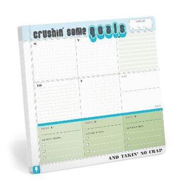 Knock Knock Crush Some Goals Square Mousepad av Knock Knock