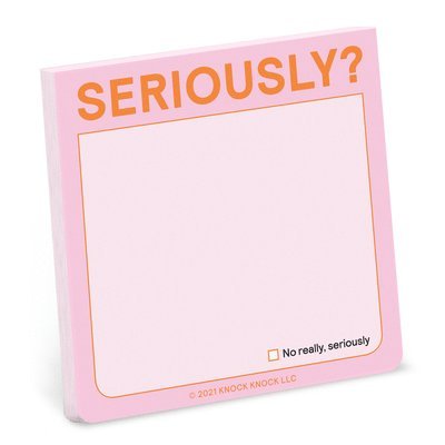 Knock Knock Seriously?! Sticky Note (Pastel Version), Övrigt