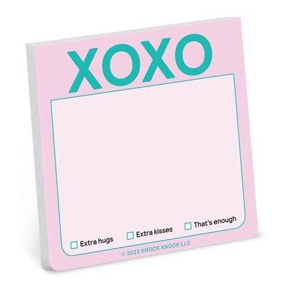 Knock Knock - Knock Knock XOXO Sticky Note (Pastel Version), Övrigt