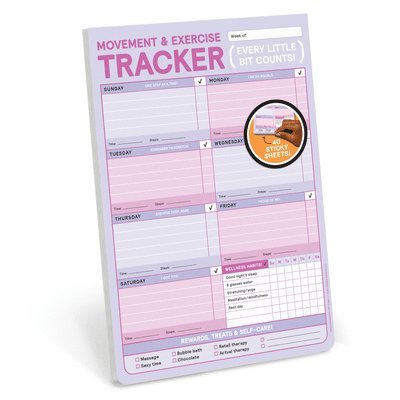 Knock Knock - Knock Knock Movement & Exercise Tracker Big & Sticky Notepads, Övrigt