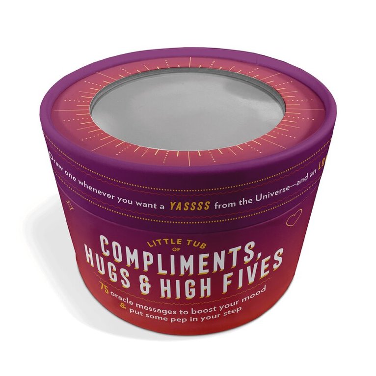 Knock Knock - Knock Knock Compliments, Hugs & High Fives Oracle Tub, Övrigt