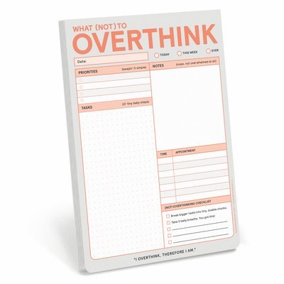 Knock Knock - Knock Knock What (Not) to Overthink Pad (Pastel Version), Övrigt