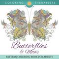 Butterflies & Moths Pattern Coloring Book For Adults