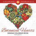 Botanical Hearts Designs Coloring Book For Adults