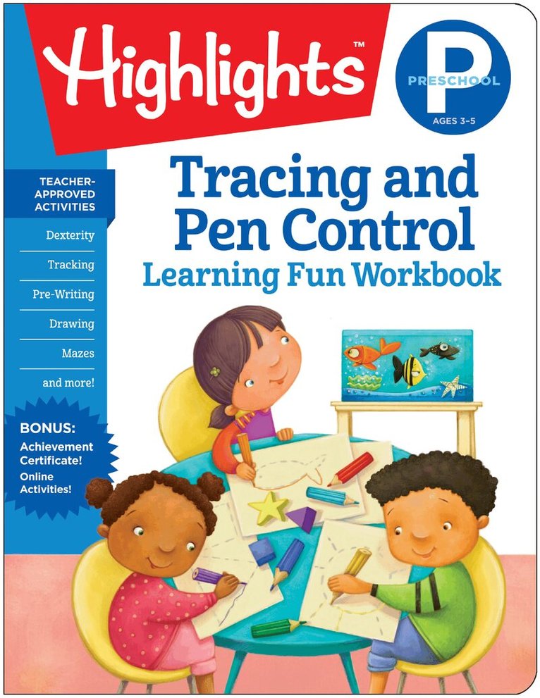 Highlights - Preschool Tracing and Pen Control, Häftad. Tillgänglighet: Lägg i varukorg