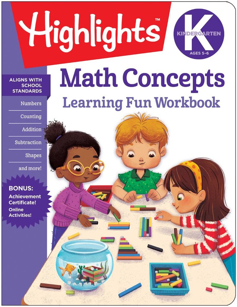 Highlights - Kindergarten Math Concepts, Häftad. Tillgänglighet: Lägg i varukorg