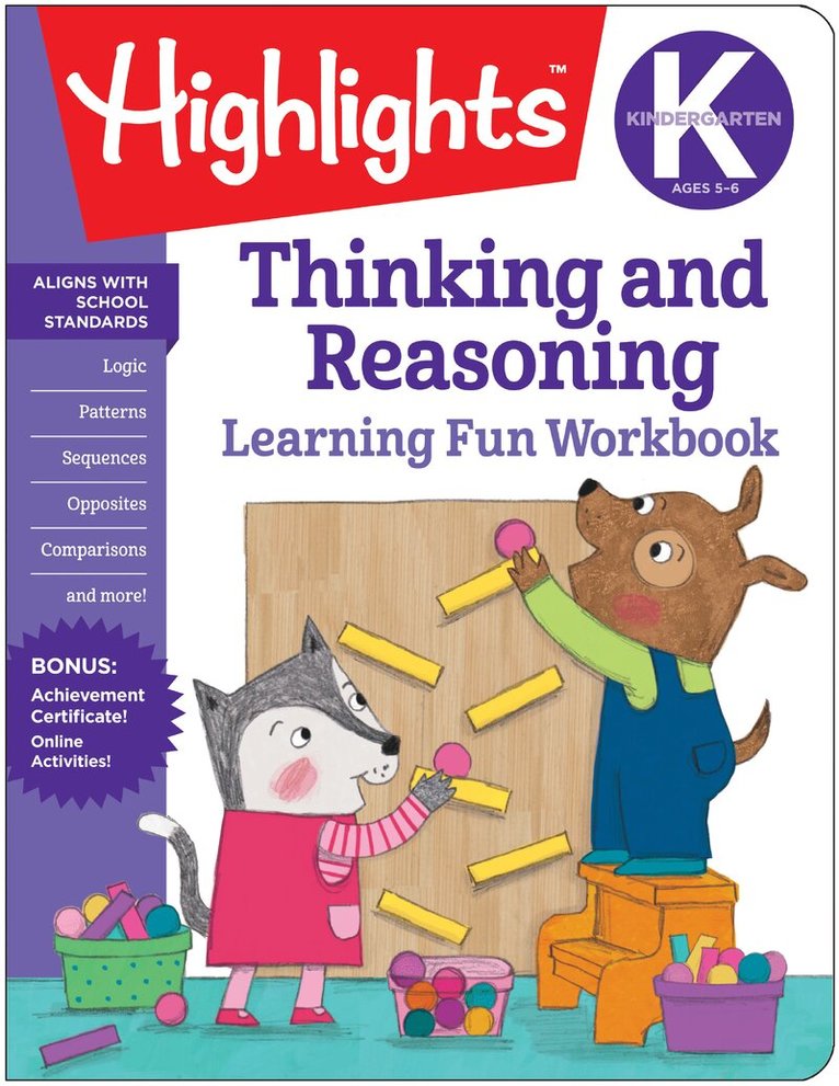 Highlights - Kindergarten Thinking and Reasoning, Häftad. Tillgänglighet: Lägg i varukorg