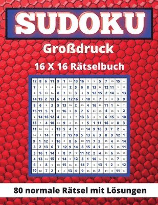 Lora Dorny - Sudoku Großdruck 16x 16, Häftad. Tillgänglighet: Lägg i varukorg