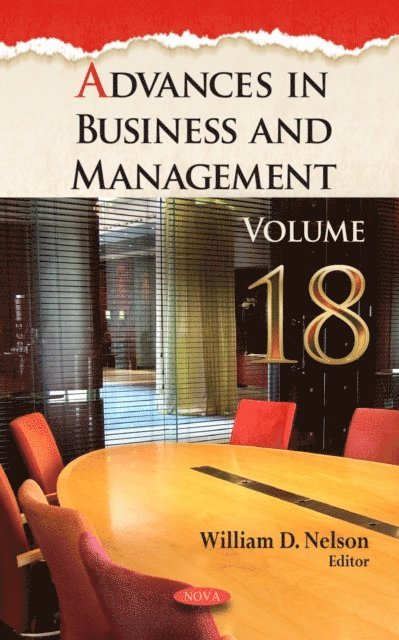 William D. Nelson - Advances in Business and Management. Volume 18, E-bok