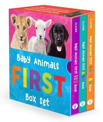 Alexandra Claire - Baby Animals First Box Set: 123, ABC, Colors, Häftad