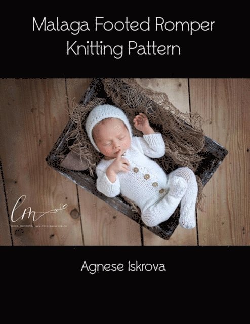 Agnese Iskrova - Malaga Footed Romper Knitting Pattern, E-bok. Tillgänglighet: Lägg i varukorg