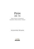 Pea?n, Op. 73