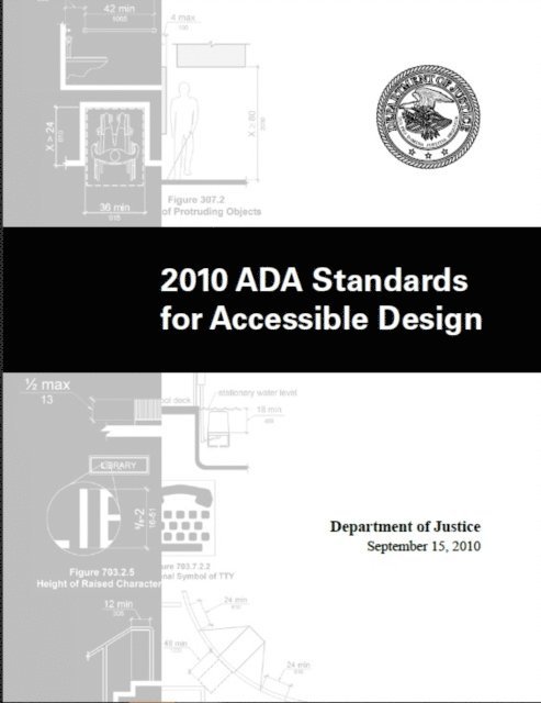 Department of Justice - 2010 ADA Standards for Accessible Design, E-bok