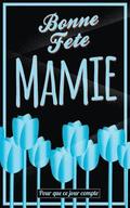 Bonne Fete Mamie: Bleu - Carte (fete des grands-meres) mini livre d'or 'Pour que ce jour compte' (12,7x20cm)