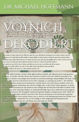 Michael Hoffmann - Voynich dekodiert, Häftad. Tillgänglighet: Lägg i varukorg