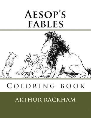 Arthur Rackham, Monica Guido - Aesop's fables: Coloring book, Häftad