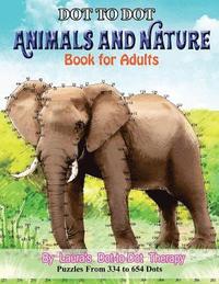 Dot to Dot Animals and Nature Book For Adults