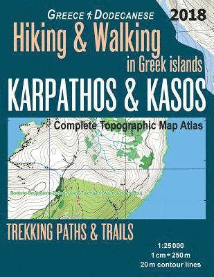 Karpathos & Kasos Complete Topographic Map Atlas 1 av Sergio Mazitto
