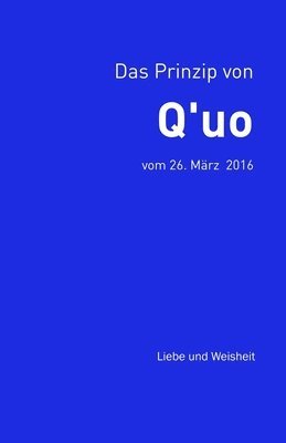 Jim McCarty, Jochen Blumenthal - Prinzip von Q'uo (26. März 2016), Häftad. Tillgänglighet: Tillfälligt slut