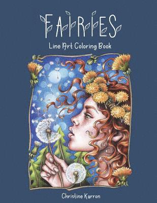Christine Karron - Fairies Line Art Coloring Book, Häftad