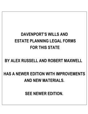Ernest Hope, Alexander Russell - Davenport's Kentucky Wills And Estate Planning Legal Forms, Häftad. Tillgänglighet: Lägg i varukorg