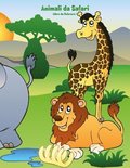 Animali da Safari Libro da Colorare 1