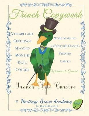 Samantha Adams, Heritage Grove Academy - French Copywork, Häftad