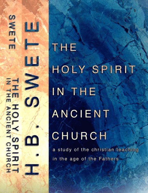 Holy Spirit in the Ancient Church