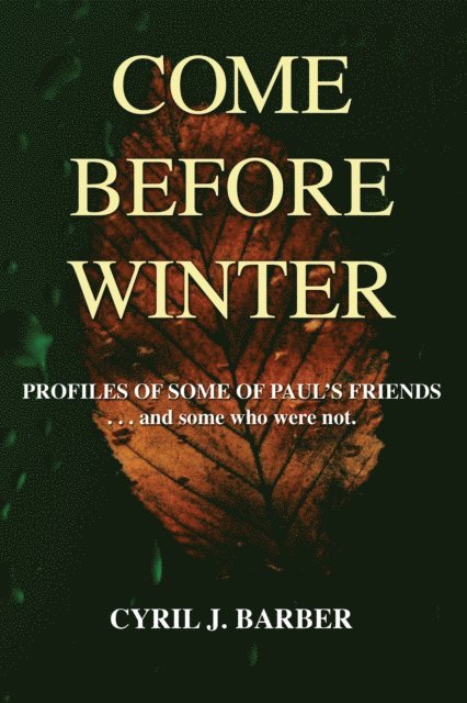 Cyril J. Barber - Come Before Winter, E-bok
