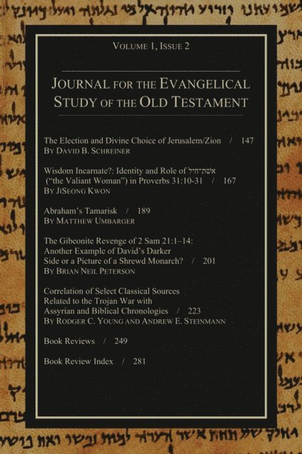 Stephen J. Andrews - Journal for the Evangelical Study of the Old Testament, 1.2, E-bok
