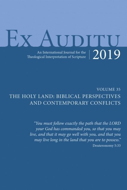 Dennis R. Edwards, Stephen Chester - Ex Auditu - Volume 35, E-bok