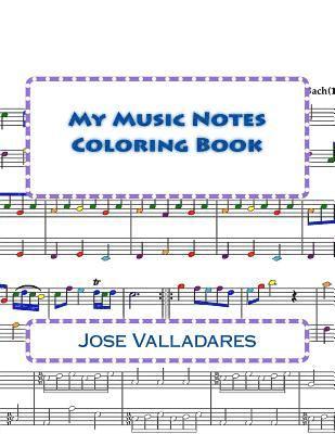 Jose Valladares - My Music Notes Coloring Book, Häftad. Tillgänglighet: Lägg i varukorg