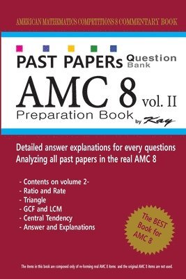 Kay - Past Papers Question Bank AMC8 [volume 2]: amc8 math preparation book, Häftad