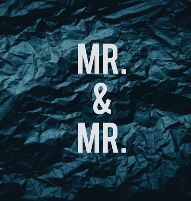 Something Blue Guest Books - Mr. & Mr. Wedding Guest Book, Inbunden