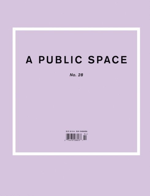 Brigid Hughes - Public Space No. 28, E-bok