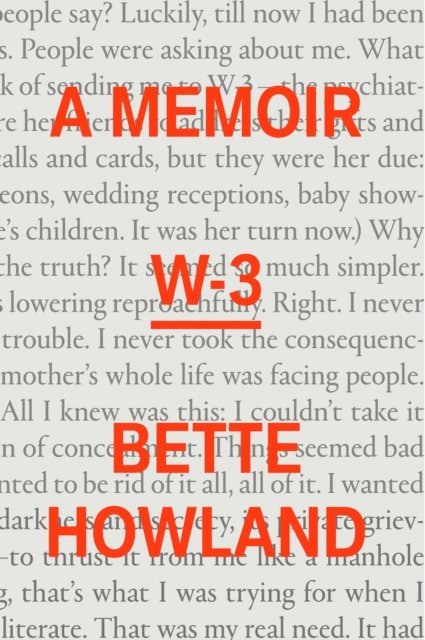 Bette Howland - W-3, E-bok