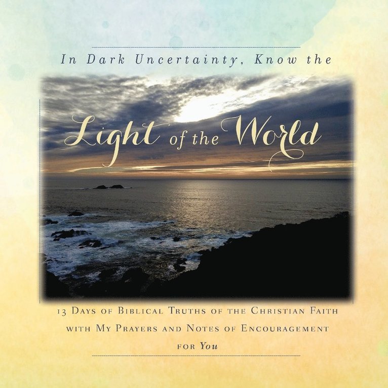Rebekah Tague - In Dark Uncertainty, Know the Light of the World, Häftad. Tillgänglighet: Lägg i varukorg