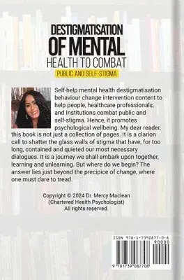 Dr Mercy Maclean - "Destigmatisation of Mental Health to Combat Public and Self-Stigma.", Inbunden. Tillgänglighet: Tillfälligt slut