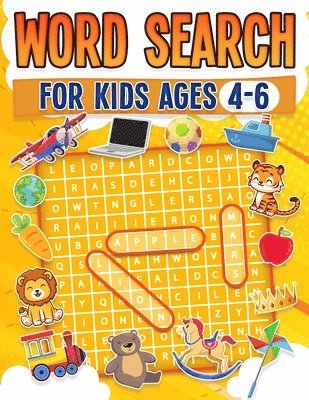 RR Publishing - Word Search For Kids Ages 4-6 | 100 Fun Word Search Puzzles | Kids Activity Book | Large Print | Paperback, Häftad. Tillgänglighet: Lägg i varukorg