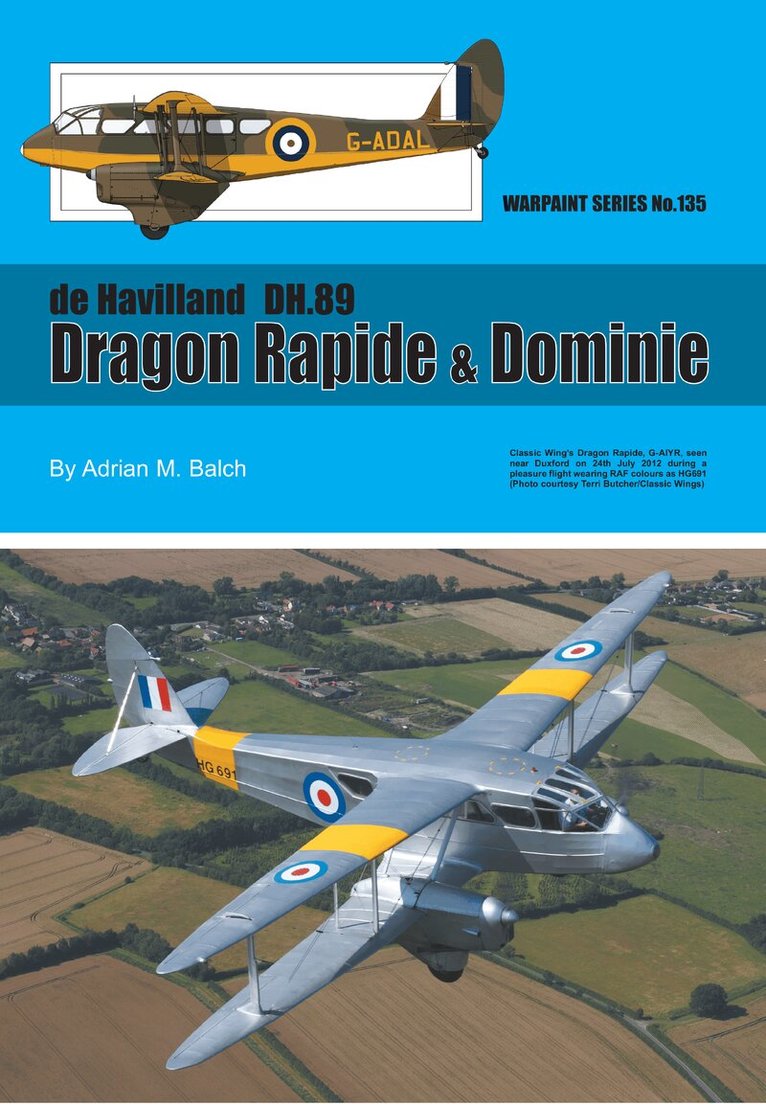 Adrian Balch - Dragon Rapide & Dominie, Häftad
