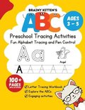 Brainy Kitten's ABC Preschool Trace Book Ages 3-5