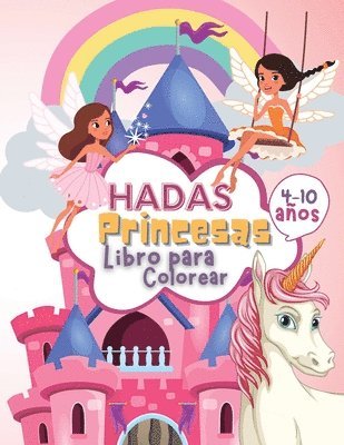 Tom Willis Press - Hadas Princesas Libro de Colorear para Niños de 4 a 10 Años, Häftad