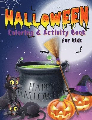 Tom Willis Press - Halloween Coloring & Activity Book for Kids, Häftad