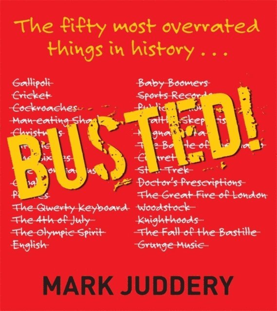 Mark Juddery - Busted! The 50 Most Overrated Things In History Exposed, E-bok. Tillgänglighet: Lägg i varukorg