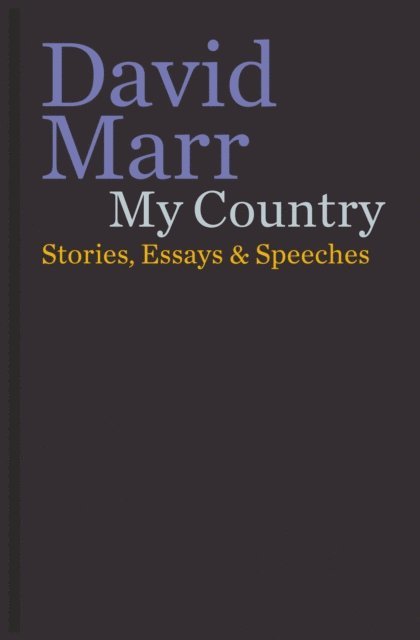 David Marr - My Country, E-bok